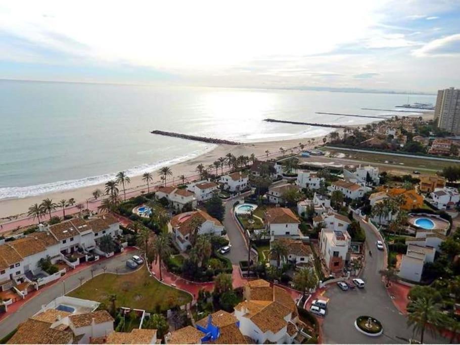 Apartamento Playa Urb Privada 2 Habitaciones Valencia Kültér fotó